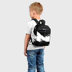 Детский рюкзак Чёрнобелые краски, цвет: 3D-принт — фото 2