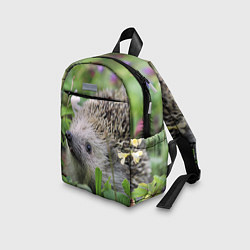 Детский рюкзак Лесной ёжик в траве, цвет: 3D-принт — фото 2