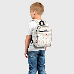 Детский рюкзак Смешные мемы паттерн, цвет: 3D-принт — фото 2