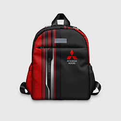 Детский рюкзак Mitsubishi - carbon style, цвет: 3D-принт
