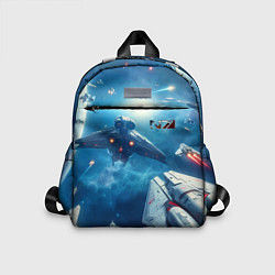 Детский рюкзак Mass Effect - space neon, цвет: 3D-принт