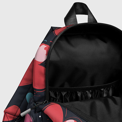 Детский рюкзак Сердечный паттерн / 3D-принт – фото 4