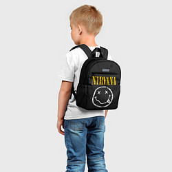 Детский рюкзак Джинсовка с nirvana, цвет: 3D-принт — фото 2