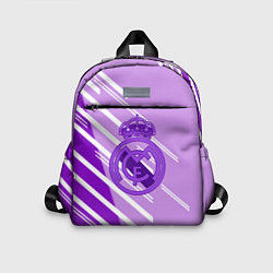 Детский рюкзак Real Madrid текстура фк, цвет: 3D-принт
