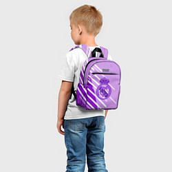 Детский рюкзак Real Madrid текстура фк, цвет: 3D-принт — фото 2