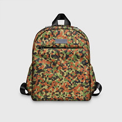 Детский рюкзак Пятнистый камуфляжный паттерн, цвет: 3D-принт