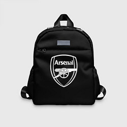 Детский рюкзак Arsenal fc белое лого, цвет: 3D-принт
