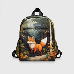 Детский рюкзак Лисёнок на лесной прогулке, цвет: 3D-принт