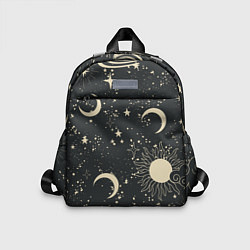 Детский рюкзак Звёздная карта с лунами и солнцем