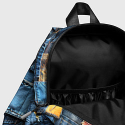 Детский рюкзак Значок архитектора на джинсах, цвет: 3D-принт — фото 2
