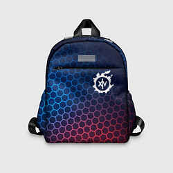 Детский рюкзак Final Fantasy неоновые соты, цвет: 3D-принт