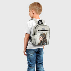 Детский рюкзак Скандинавская валькирия, цвет: 3D-принт — фото 2