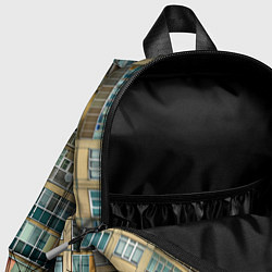 Детский рюкзак Панельный дом, цвет: 3D-принт — фото 2