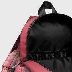 Детский рюкзак Джон Уик в розовых очках сердечках, цвет: 3D-принт — фото 2