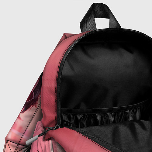 Детский рюкзак Джон Уик в розовых очках сердечках / 3D-принт – фото 4