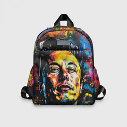 Детский рюкзак Граффити портрет Илона Маска