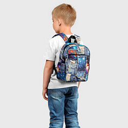 Детский рюкзак Звездный небосвод - пэчворк, цвет: 3D-принт — фото 2