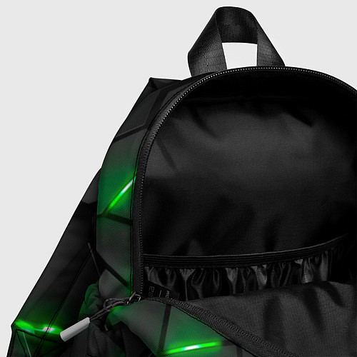 Детский рюкзак Броня в стиле киберпанка в виде плит / 3D-принт – фото 4