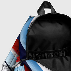 Детский рюкзак Волнистая абстракция в стиле минимализм, цвет: 3D-принт — фото 2