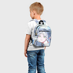 Детский рюкзак Sousou no Frieren Фрирен beautiful smile, цвет: 3D-принт — фото 2