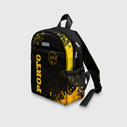 Детский рюкзак Porto - gold gradient вертикально, цвет: 3D-принт — фото 2