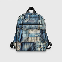 Детский рюкзак Patchwork denim - vogue, цвет: 3D-принт