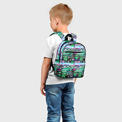 Детский рюкзак Abstract color pattern, цвет: 3D-принт — фото 2