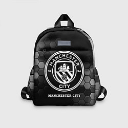 Детский рюкзак Manchester City sport на темном фоне, цвет: 3D-принт
