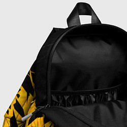 Детский рюкзак KTM - оранжевые разломы, цвет: 3D-принт — фото 2