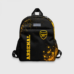 Детский рюкзак Arsenal - gold gradient вертикально