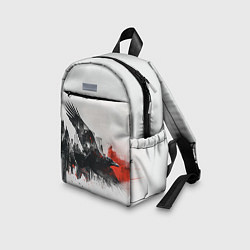 Детский рюкзак Летающий ворон и город, цвет: 3D-принт — фото 2