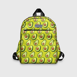 Детский рюкзак Паттерн с половинкой авокадо, цвет: 3D-принт