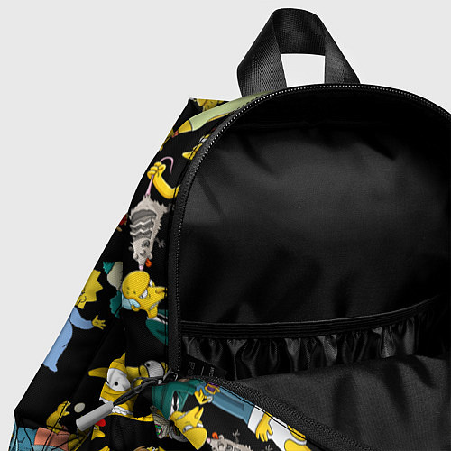 Детский рюкзак Персонажи Симпсонов / 3D-принт – фото 4
