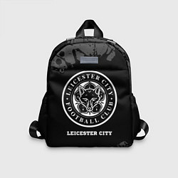 Детский рюкзак Leicester City sport на темном фоне, цвет: 3D-принт