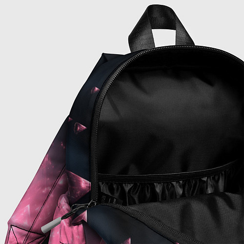 Детский рюкзак Розовый абстрактный космос / 3D-принт – фото 4