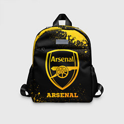 Детский рюкзак Arsenal - gold gradient, цвет: 3D-принт