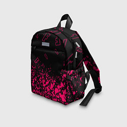 Детский рюкзак Fortnite розовый стиль геймер, цвет: 3D-принт — фото 2