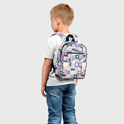 Детский рюкзак Баухаус в пастельных оттенках, цвет: 3D-принт — фото 2