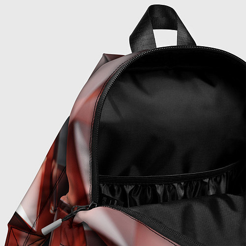 Детский рюкзак Рубиновые пирамидки / 3D-принт – фото 4