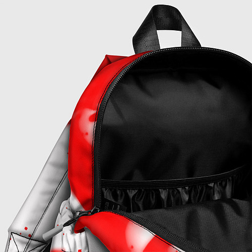 Детский рюкзак Амонг ас красный огонь / 3D-принт – фото 4