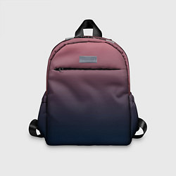 Детский рюкзак Градиент тёмный розовый в синий, цвет: 3D-принт