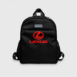 Детский рюкзак Lexus red logo, цвет: 3D-принт