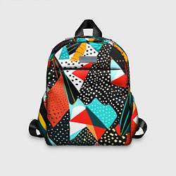 Детский рюкзак Abstract patchwork - ai art, цвет: 3D-принт