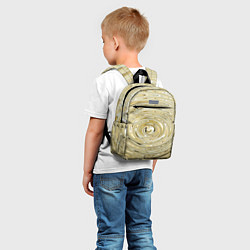 Детский рюкзак Абстракция золотой водоворот, цвет: 3D-принт — фото 2