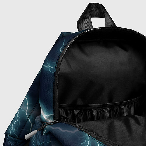 Детский рюкзак Джиян - Грозовые волны / 3D-принт – фото 4