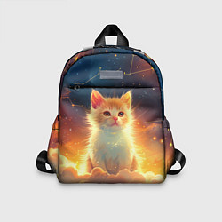 Детский рюкзак Котик и космические созвездия