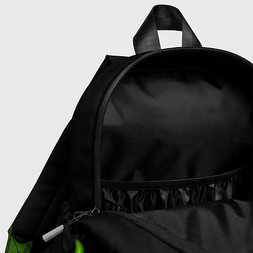 Детский рюкзак Xbox green fire / 3D-принт – фото 4