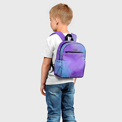 Детский рюкзак Фиолетовый космический туман, цвет: 3D-принт — фото 2