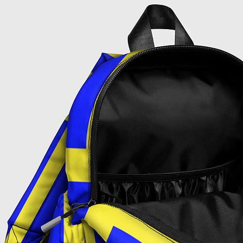 Детский рюкзак Квадраты уходящие в даль / 3D-принт – фото 4