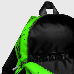 Детский рюкзак Doom кислотное лого, цвет: 3D-принт — фото 2